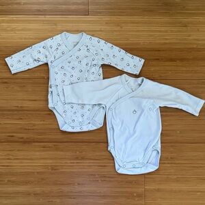Newborn penguin kimono wrap onesies